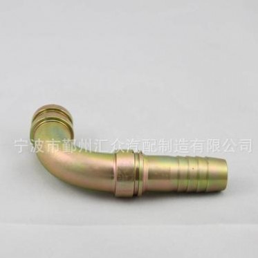 Q235号钢镀锌90°油管接头 不锈钢异