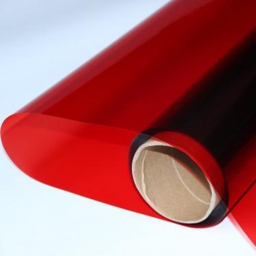 厂家大红色玻璃装饰膜中国红太阳膜防紫外线防爆膜玻璃贴膜