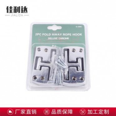 厂家供应折叠式拖车钩 户外专业绑绳钩 锌合金折叠式挂钩供应