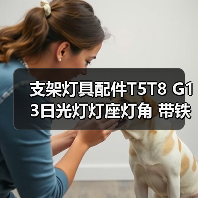 支架灯具配件T5T8 G13日光灯灯座灯角 带铁片灯脚 LED灯座 荧光灯（图1）