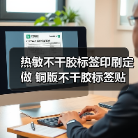热敏不干胶标签印刷定做 铜版不干胶标签贴 条码纸 工厂（图2）