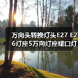 万向头转换灯头E27 E26灯座5万向灯座螺口灯座E26灯头（图2）