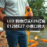 LED 转换灯头E26灯座 E12转E27 小螺口转大螺口（图4）