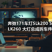 奔弛171车灯SLk200 SLK260 大灯总成拆车件原装拆车（图2）