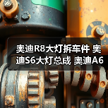 奥迪R8大灯拆车件 奥迪S6大灯总成 奥迪A6尾灯拆车件（图4）