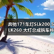 奔弛171车灯SLk200 SLK260 大灯总成拆车件原装拆车（图3）