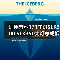 适用奔弛171车灯SLK300 SLK350大灯总成拆车件原装（图1）