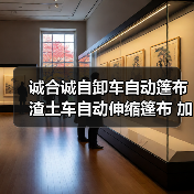 诚合诚自卸车自动篷布 渣土车自动伸缩篷布 加工定制 安装简单（图3）