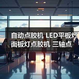 自动点胶机 LED平板灯 面板灯点胶机 三轴点胶设备（图1）
