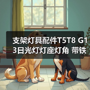 支架灯具配件T5T8 G13日光灯灯座灯角 带铁片灯脚 LED灯座 荧光灯（图3）