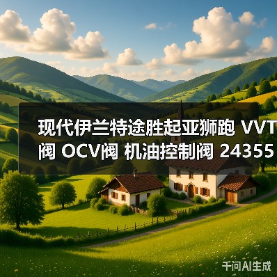 现代伊兰特途胜起亚狮跑 VVT阀 OCV阀 机油控制阀 24355-23770 原厂配件（图2）