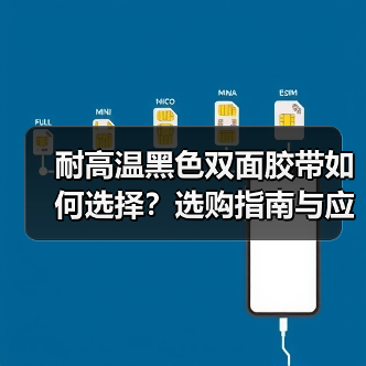 耐高温黑色双面胶带如何选择？选购指南与应用解析（图2）