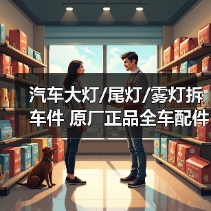 汽车大灯/尾灯/雾灯拆车件 原厂正品全车配件批发（图1）