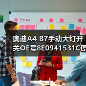 奥迪A4 B7手动大灯开关OE号8E0941531C原厂配件 奥迪A4 B7手动大灯开关OE号8E0941531C原厂配件