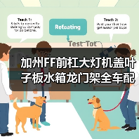 加州FF前杠大灯机盖叶子板水箱龙门架全车配件(图3) 加州FF前杠大灯机盖叶子板水箱龙门架全车配件(图3)