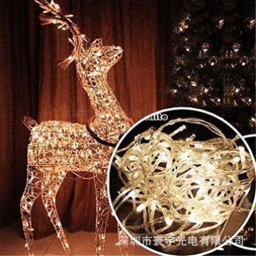 灯光节LED彩灯满天星闪灯30米300灯户外防水亮化工程公母接灯串